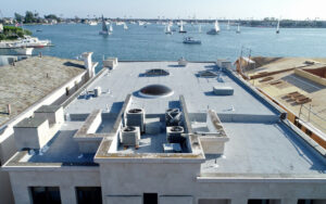 Cap Sheet on Commercial Roofing Project