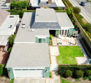 Tar and Gravel Flat Roof, Boral Standard Weight Tiles