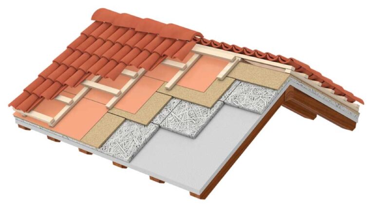 Layers-of-roofing-material