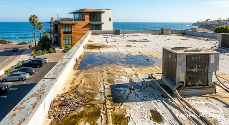 Damage to Orange County Commercial Roof