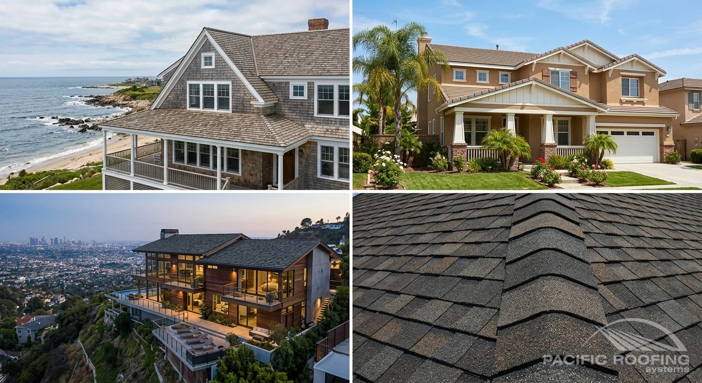 Homes Southern California Asphalt Shingles