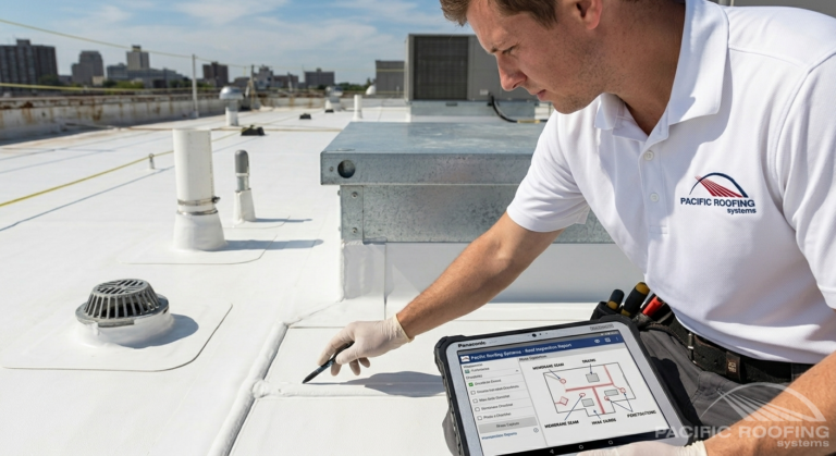 Pacific Roofing Systems roofing inspector