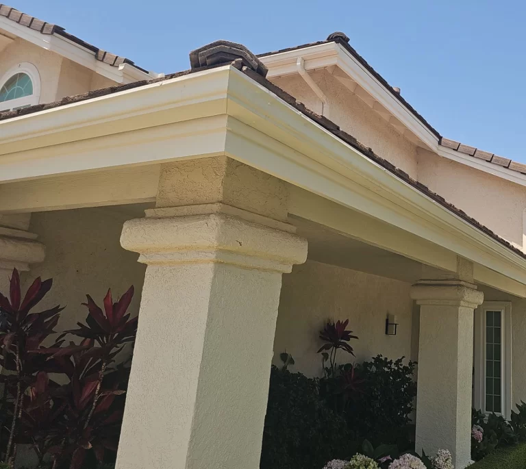 This Irvine fascia replacement features Windsor One fascia boards.
